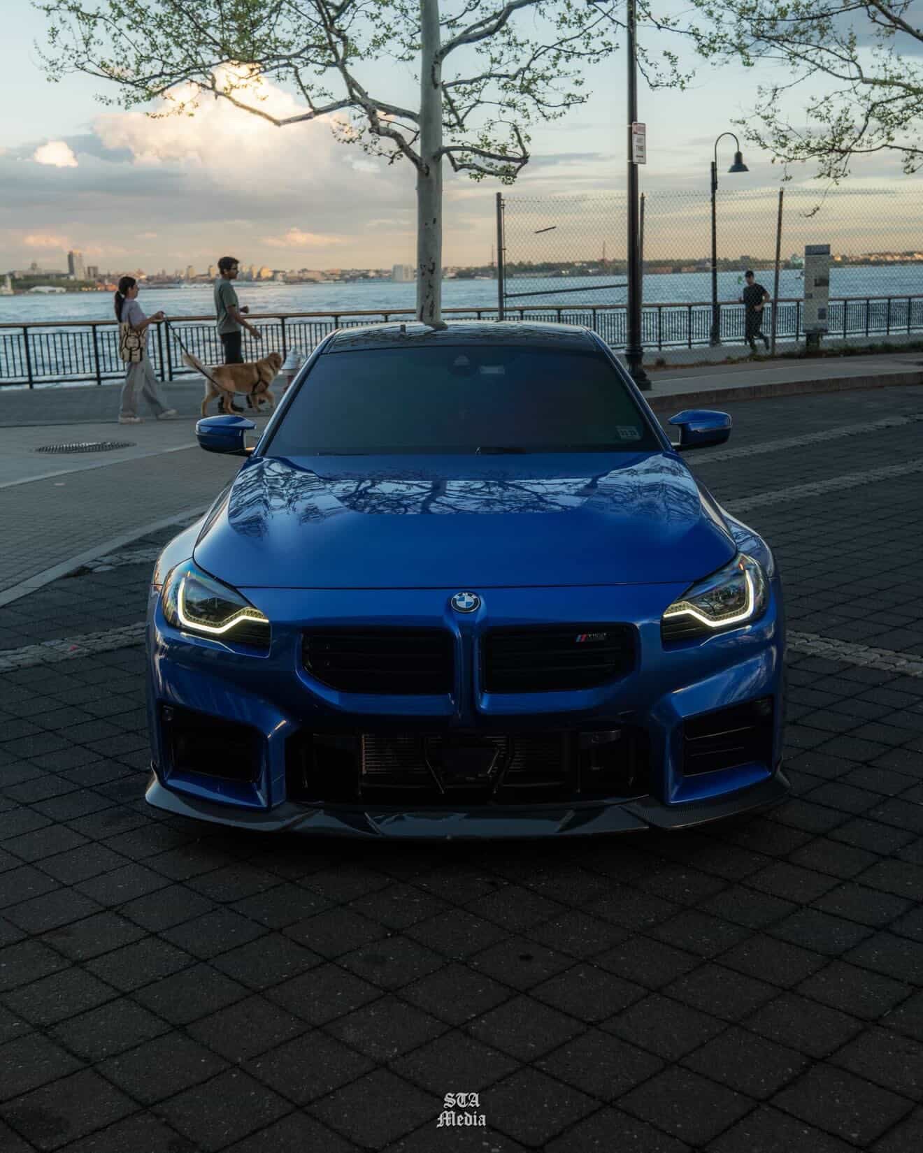 BMW G87 M2 MHC R44 STYLE CARBON FIBER 1 Pieces Front Lip