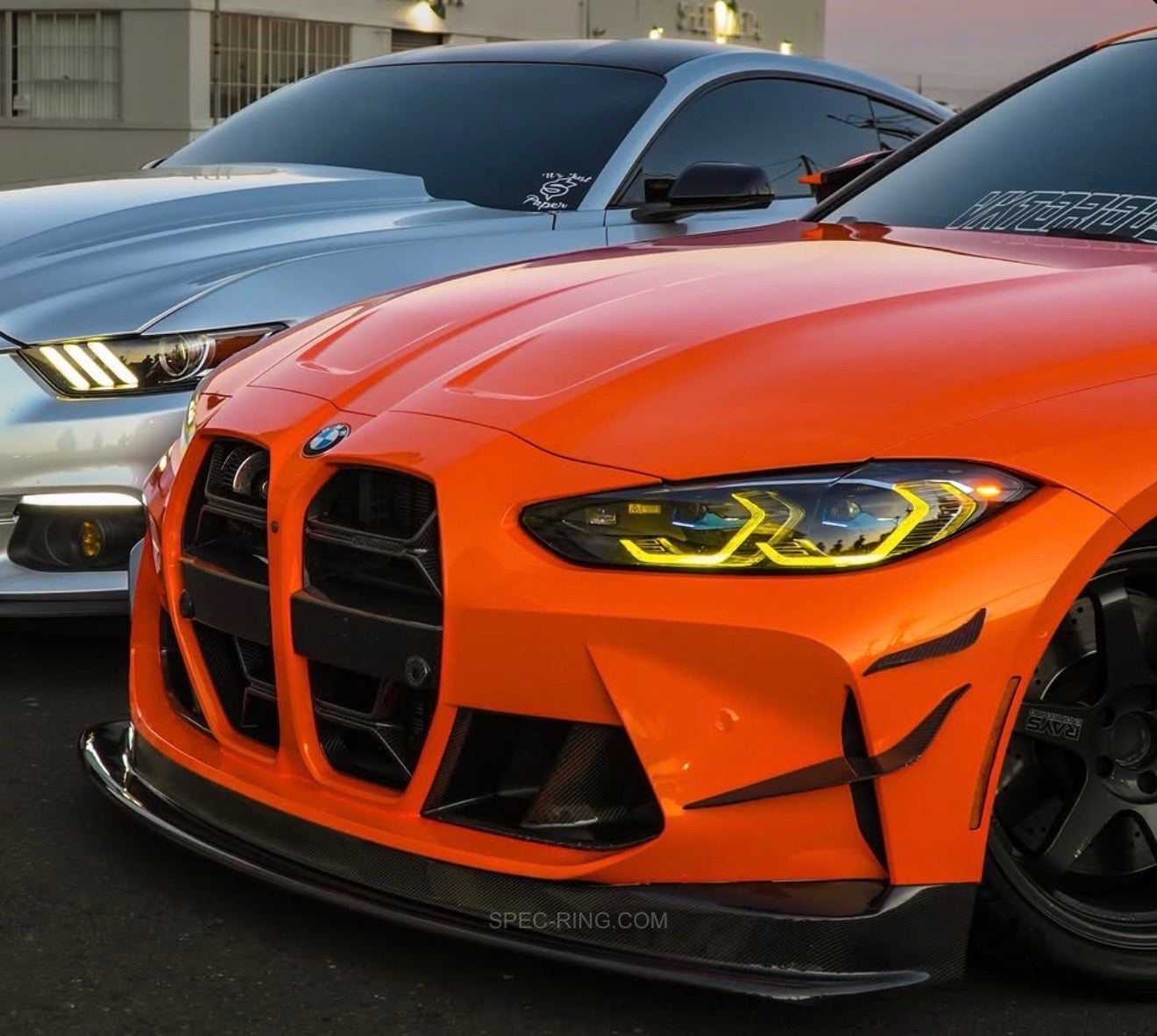 BMW G80 M3 G82 M4 GT4 STYLE CARBON FIBER 1 Piece Front Lip
