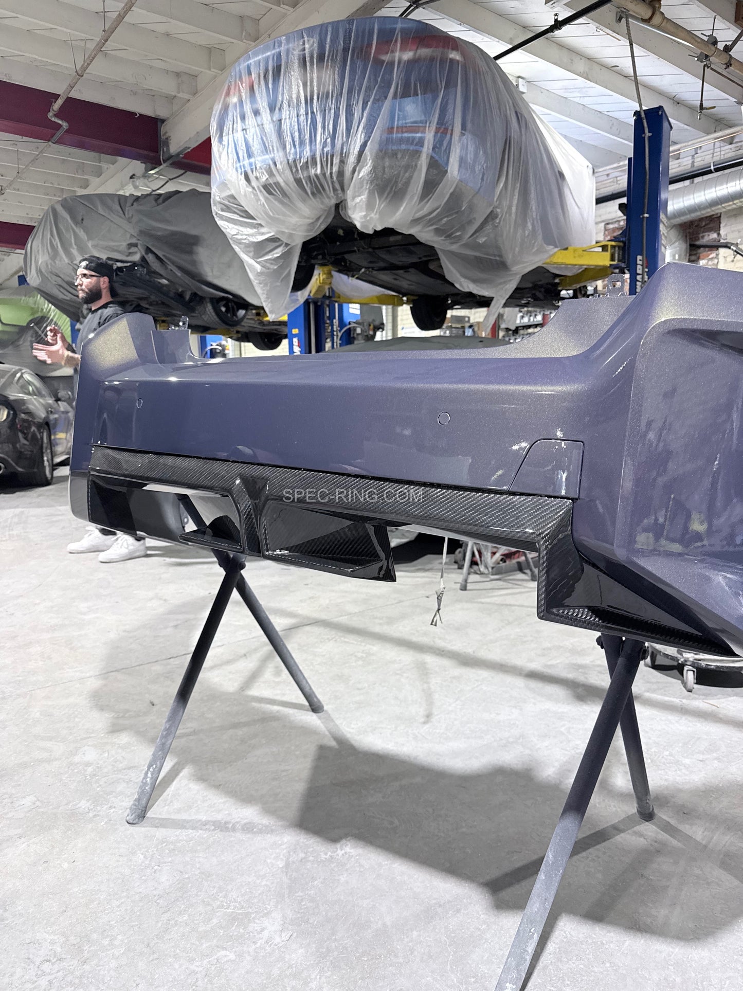 BMW G87 M2 CS Style Full Dry Carbon Rear Diffuser