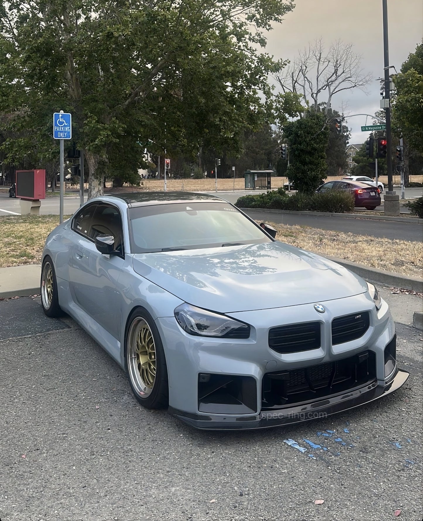 BMW G87 M2 GT4 STYLE CARBON FIBER 1 Pieces Front Lip