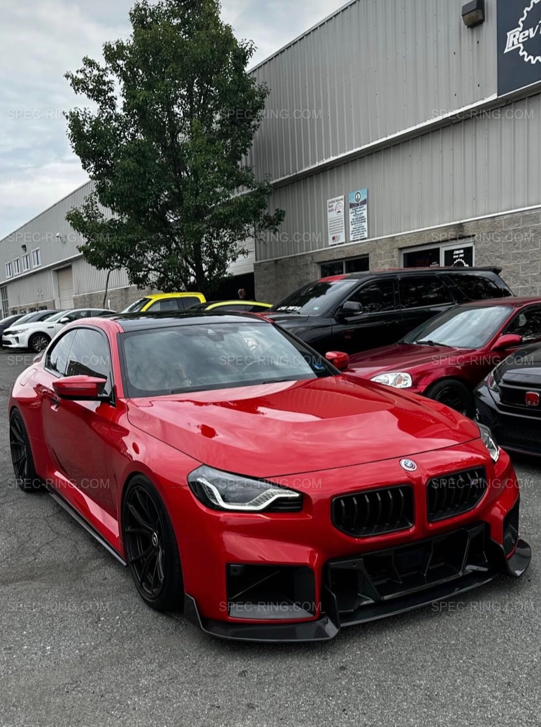 BMW G87 M2 AD STYLE FULL CARBON FIBER 3 Pieces Front Lip