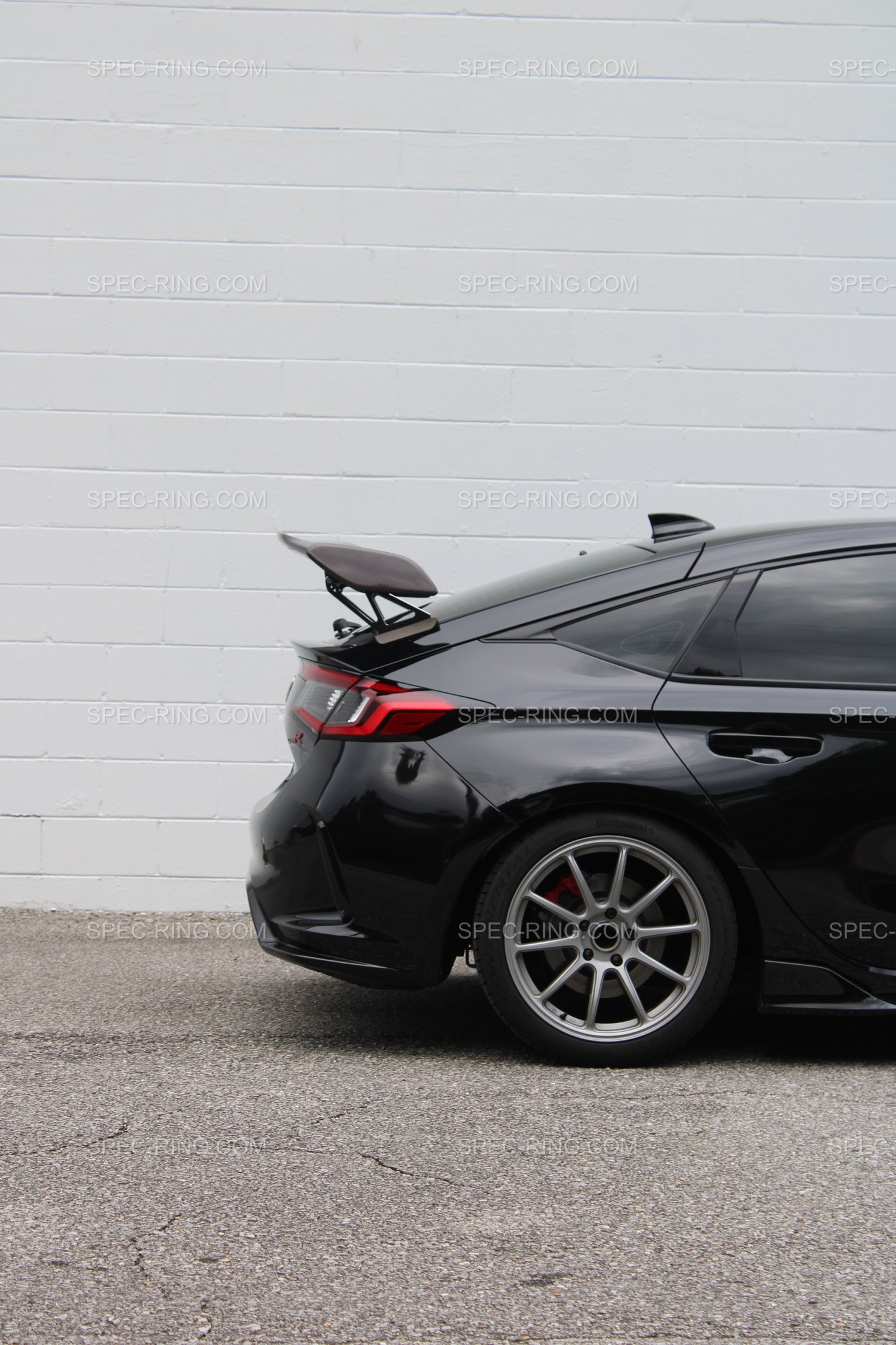 Honda Civic Type-R Red Carbon Fiber Trunk Spoiler for FL5 Civic Type-R