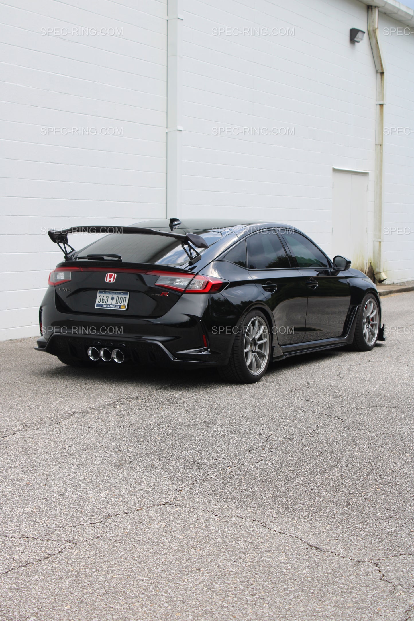 Honda Civic Type-R Red Carbon Fiber Trunk Spoiler for FL5 Civic Type-R