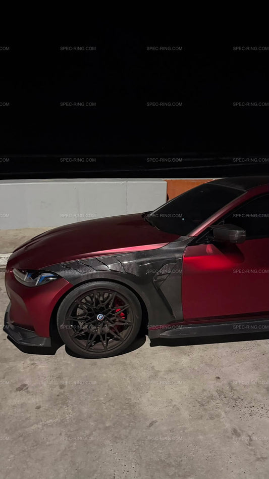 BMW G80 M3 G82 G83 M4 Big Vent GTR Style Full Dry Carbon Fenders