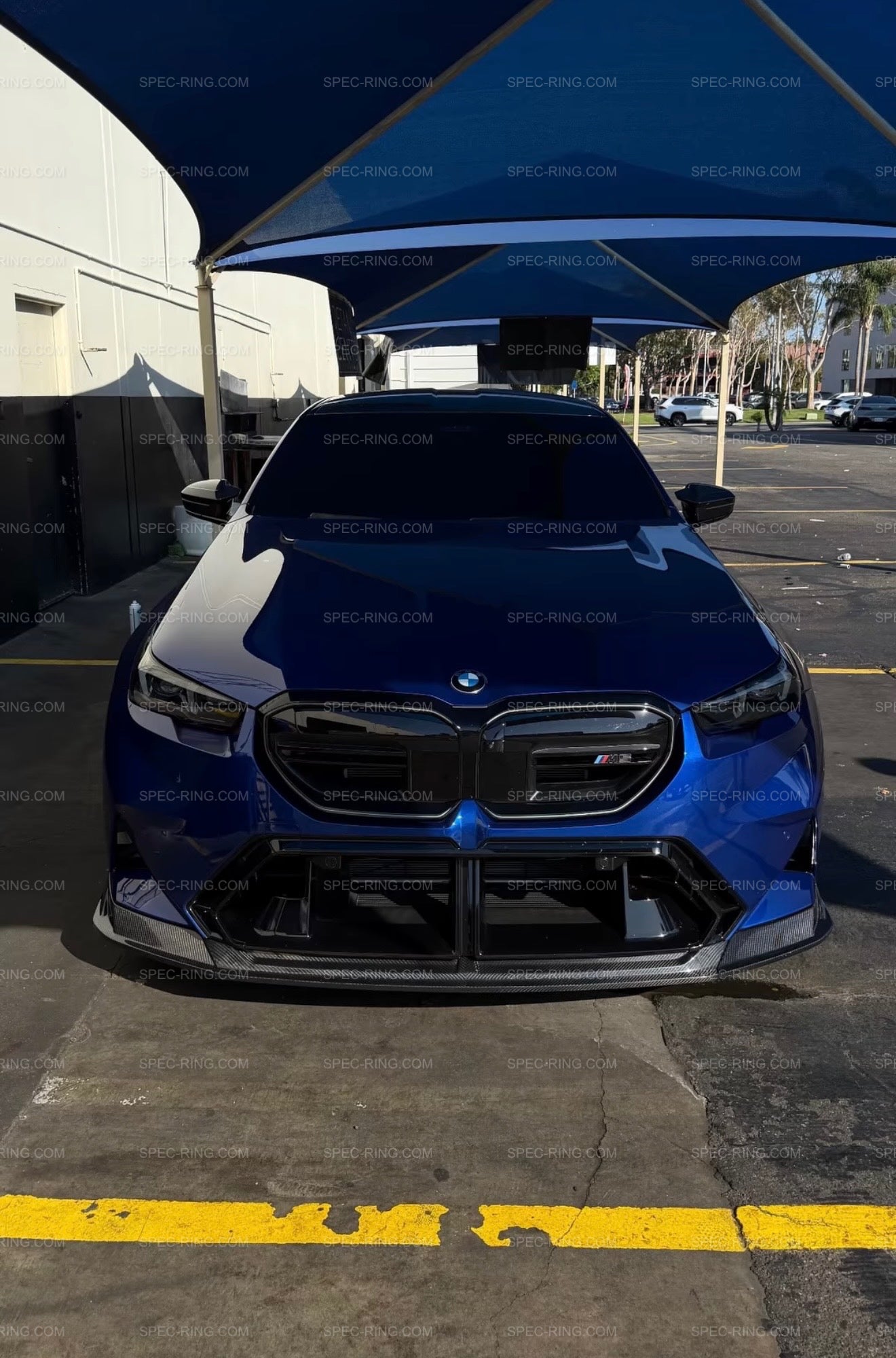 BMW G90/G99 M5 MHC R44 Style Full Dry Carbon Front Lip