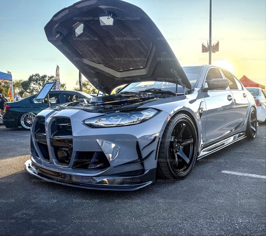 BMW G80 M3 G82 M4 GT4 STYLE CARBON FIBER 1 Piece Front Lip
