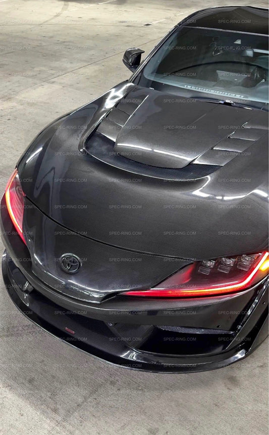 Toyota A90 A91 Supra Varis Style Carbon Fibre Hood