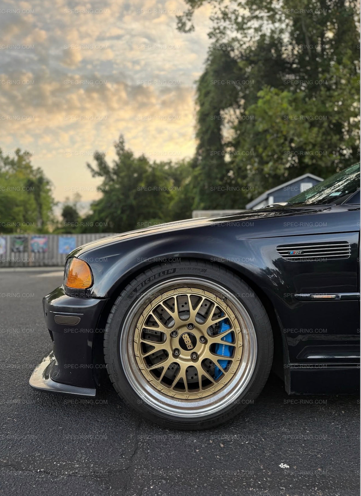 BMW E46 M3 GT4 Style Carbon Fiber Front Lip