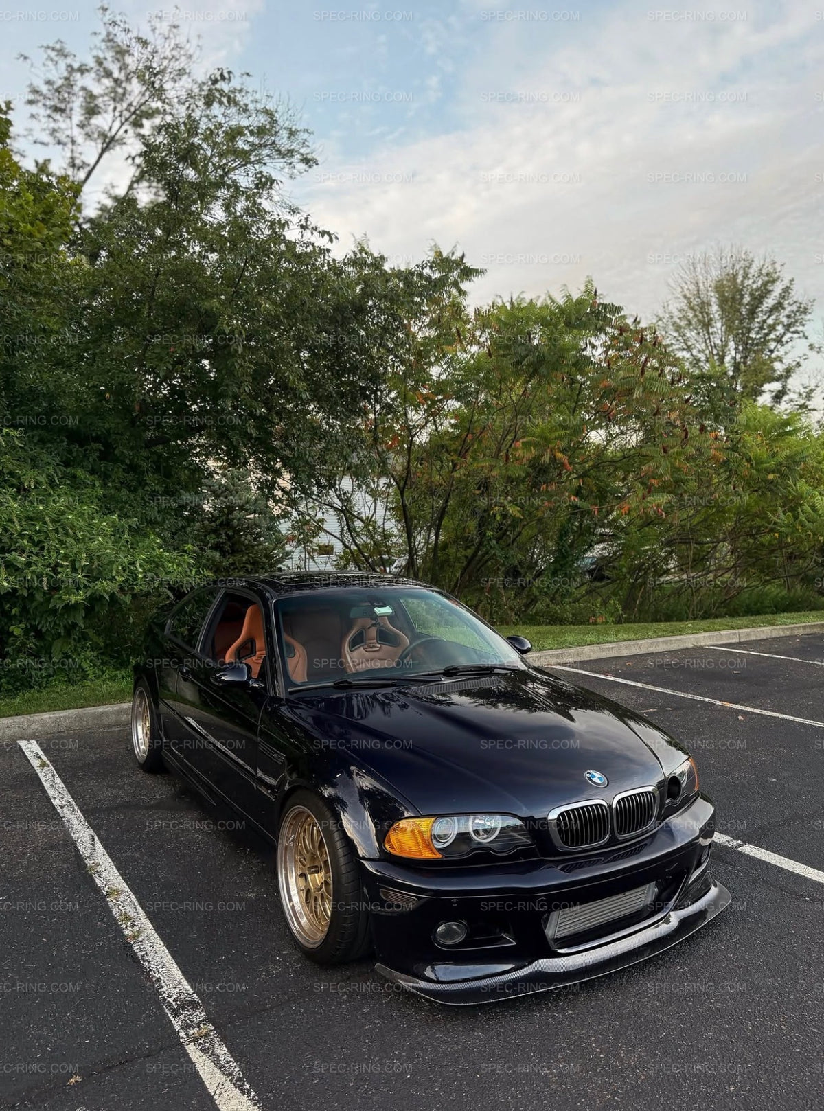 BMW E46 M3 GT4 Style Carbon Fiber Front Lip