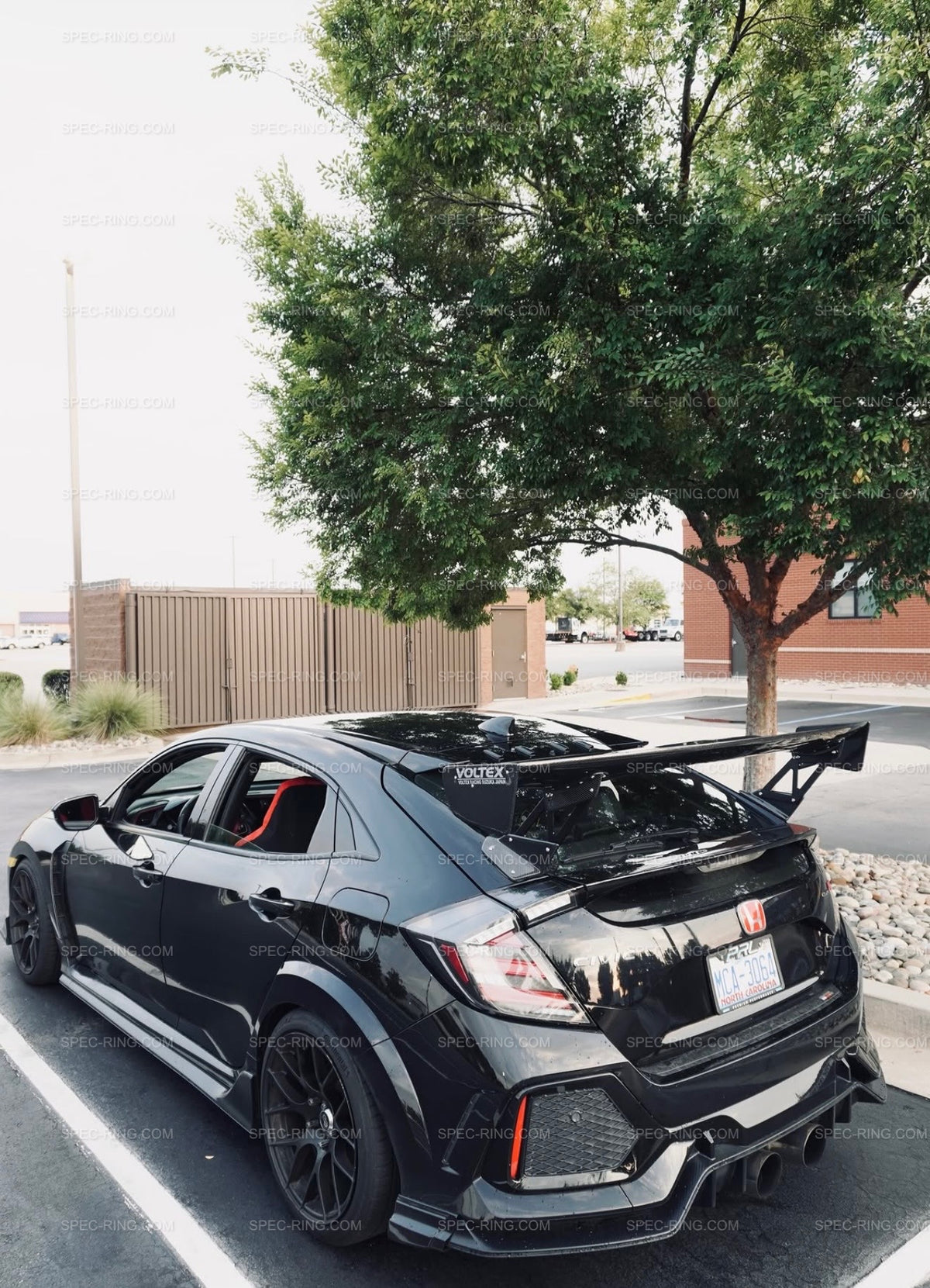 VOLTEX Style Type 2 GT CARBON WING for Honda FK8 CIVIC TYPE-R