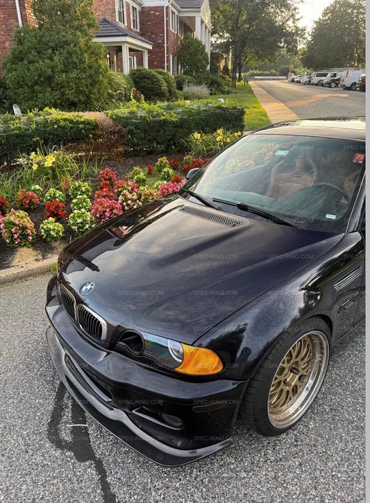 BMW E46 M3 GT4 Style Carbon Fiber Front Lip