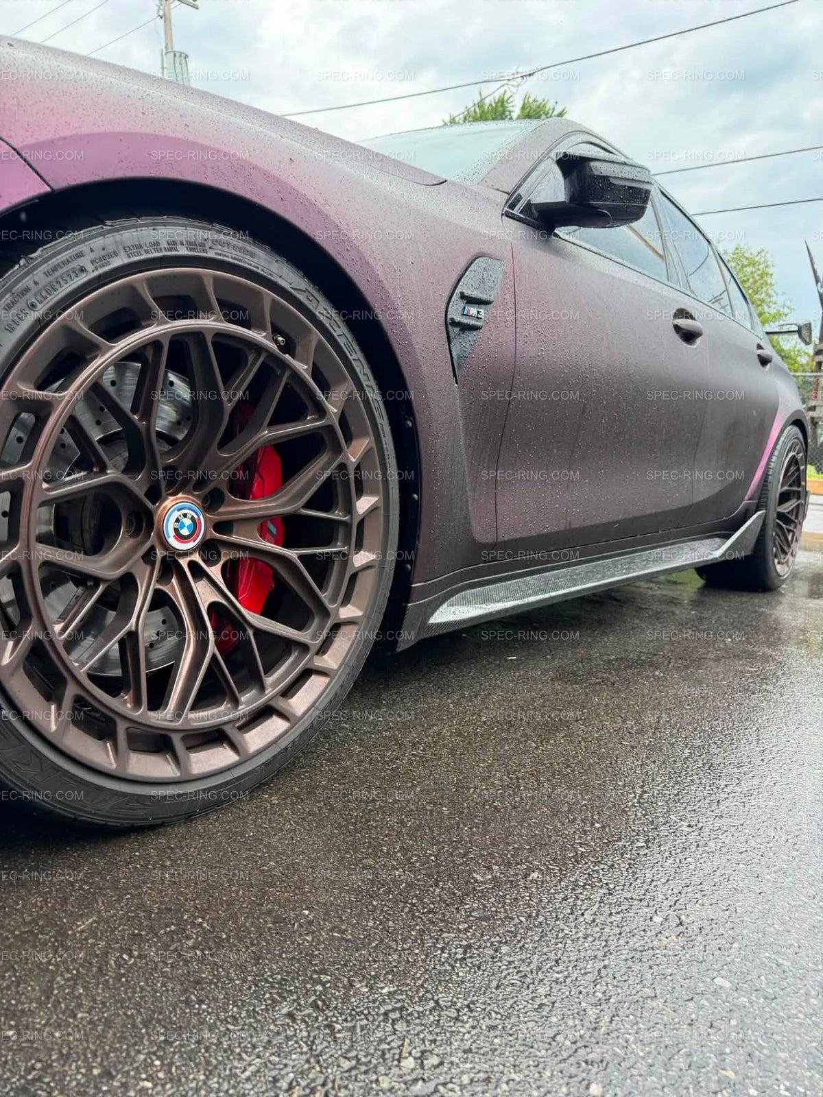 BMW G80 G82 M3 M4 M Performance Style Dry Carbon Fiber Side Skirt