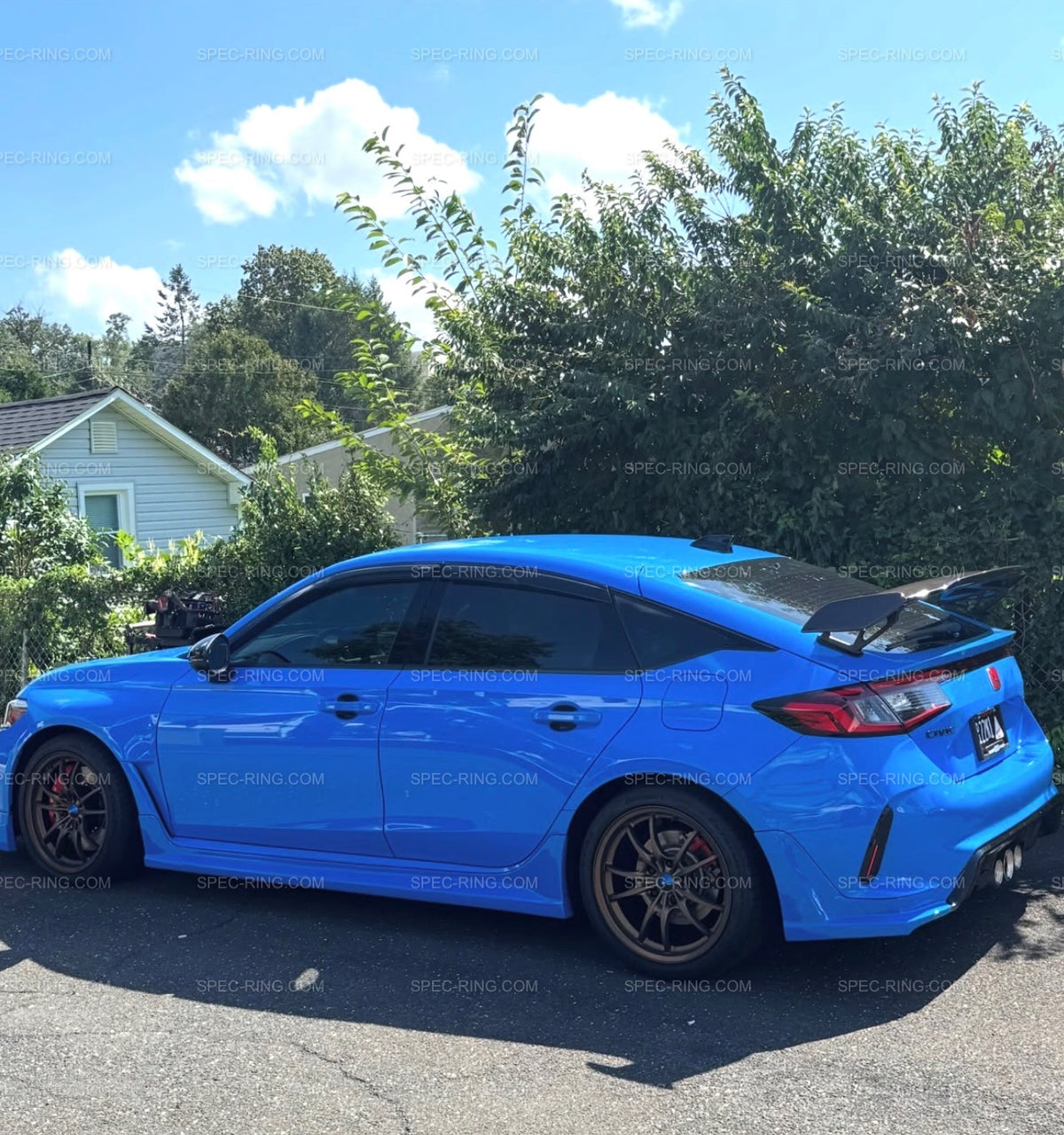 Paint Matched Honda Civic Type-R FL5 MU Style Rear Spats