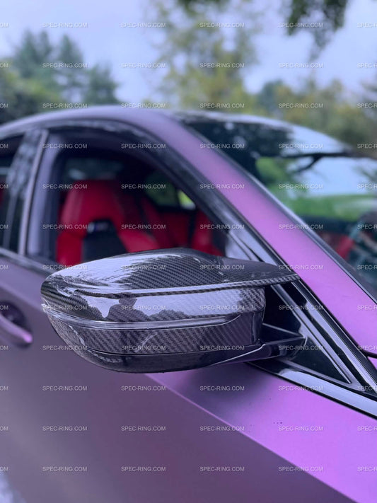 Dry Carbon Fiber Mirror Cap Replacements - G80 M3 | G82 / G83 M4 | G87 M2