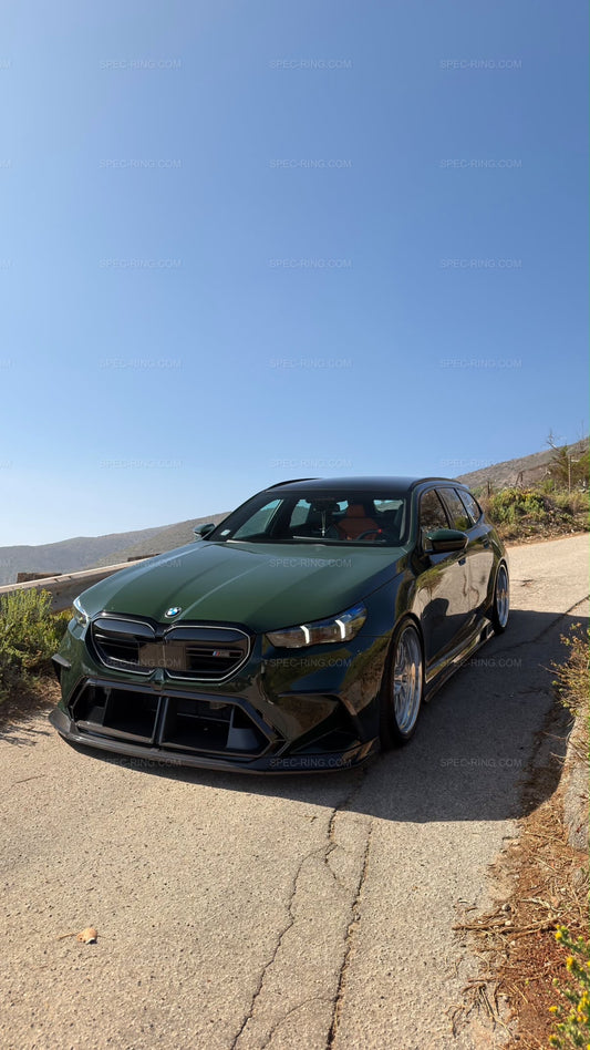 BMW G90/G99 M5 MHC R44 Style Full Dry Carbon Front Lip