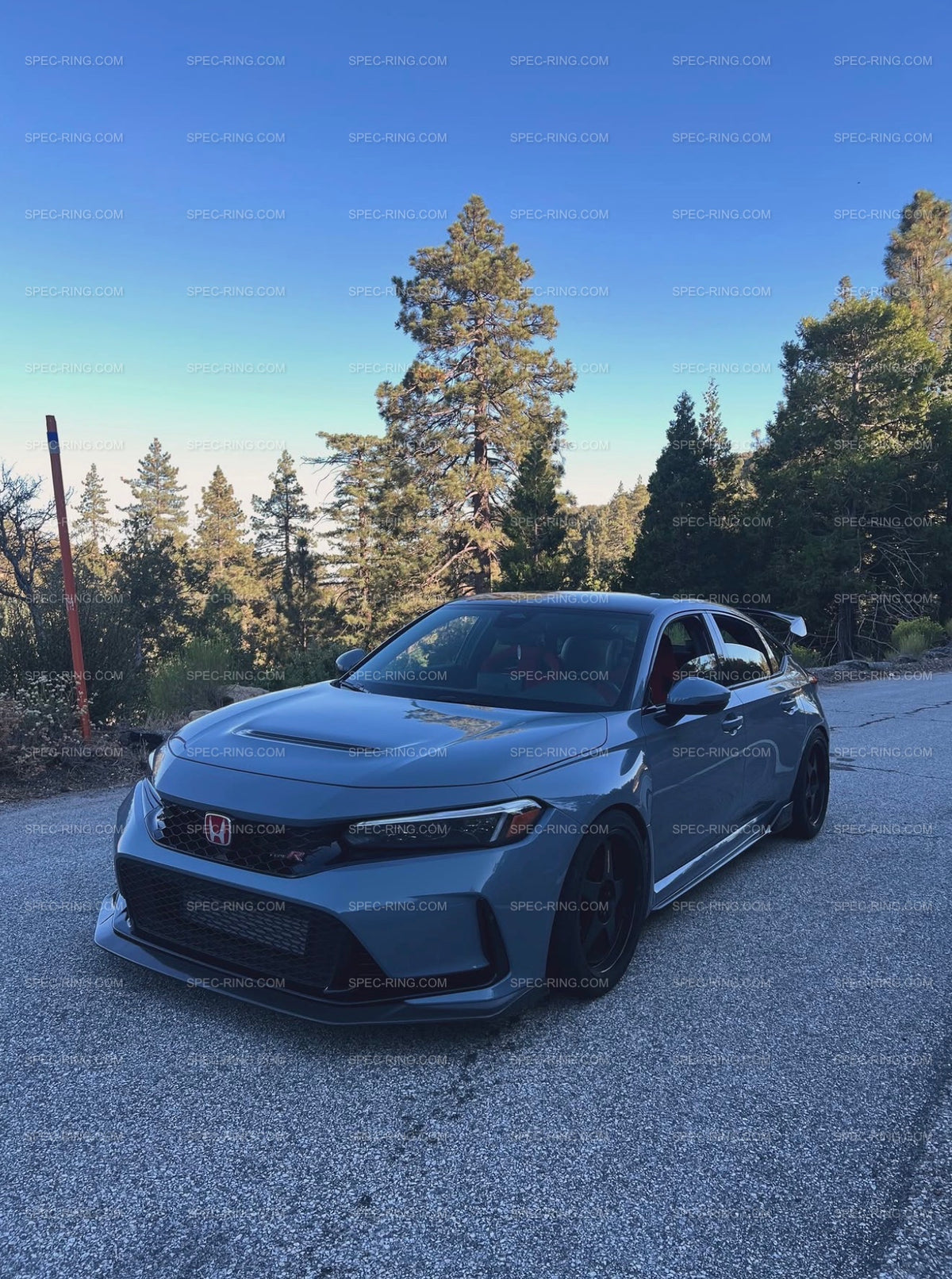 Honda FL5 Civic Type-R Varis Style Carbon Fiber Front Bumper Lip Splitter