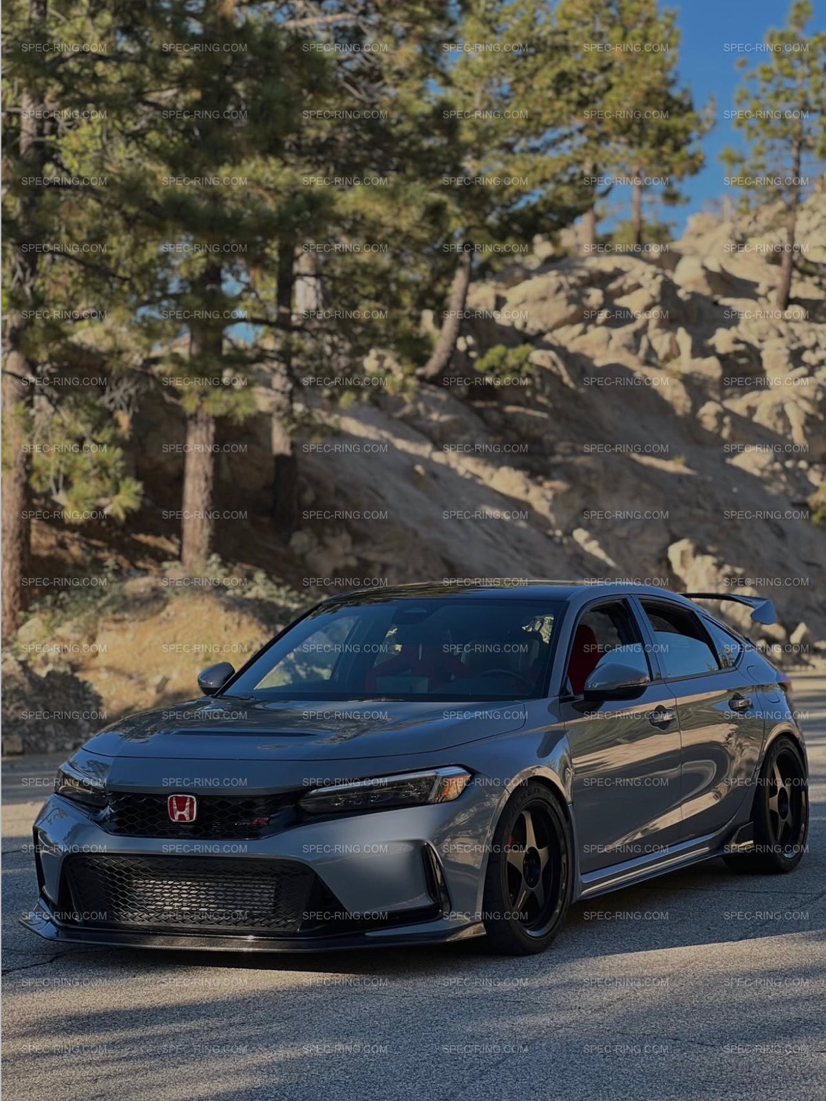 Honda FL5 Civic Type-R Varis Style Carbon Fiber Front Bumper Lip Splitter