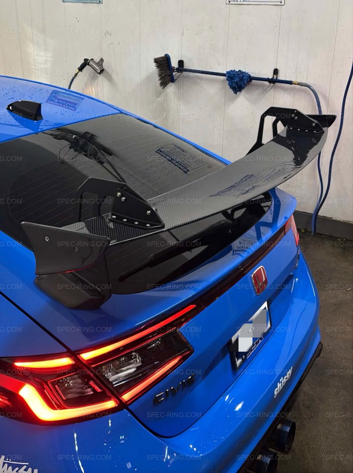 Spn Style CARBON WING for FL5 CIVIC TYPE-R