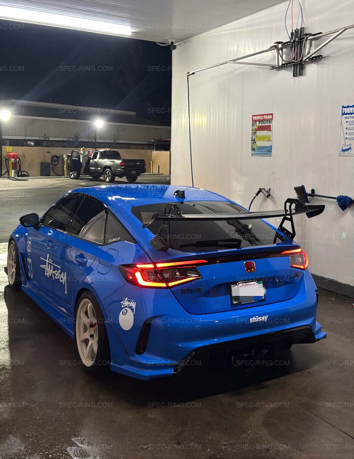 Spn Style CARBON WING for FL5 CIVIC TYPE-R