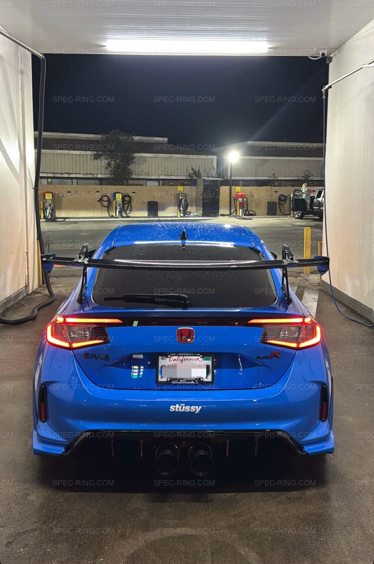Spn Style CARBON WING for FL5 CIVIC TYPE-R