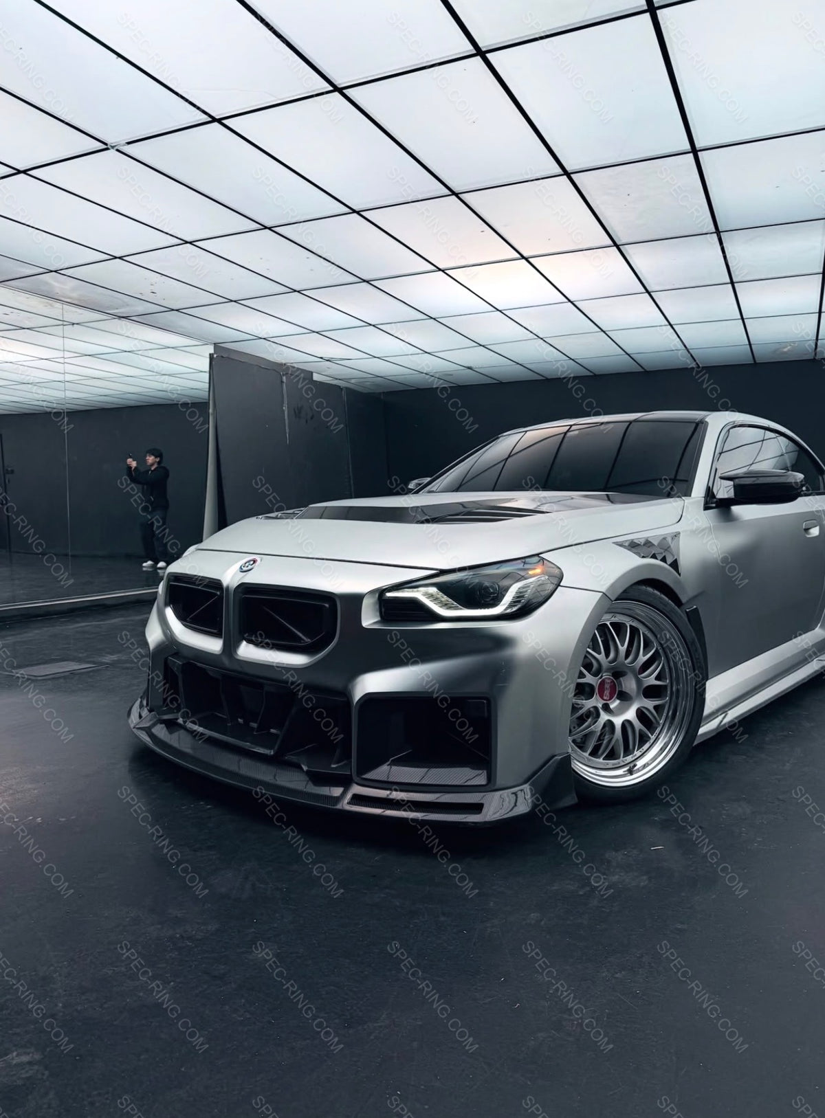 BMW G87 M2 V STYLE FULL CARBON 1 Pieces Front Lip
