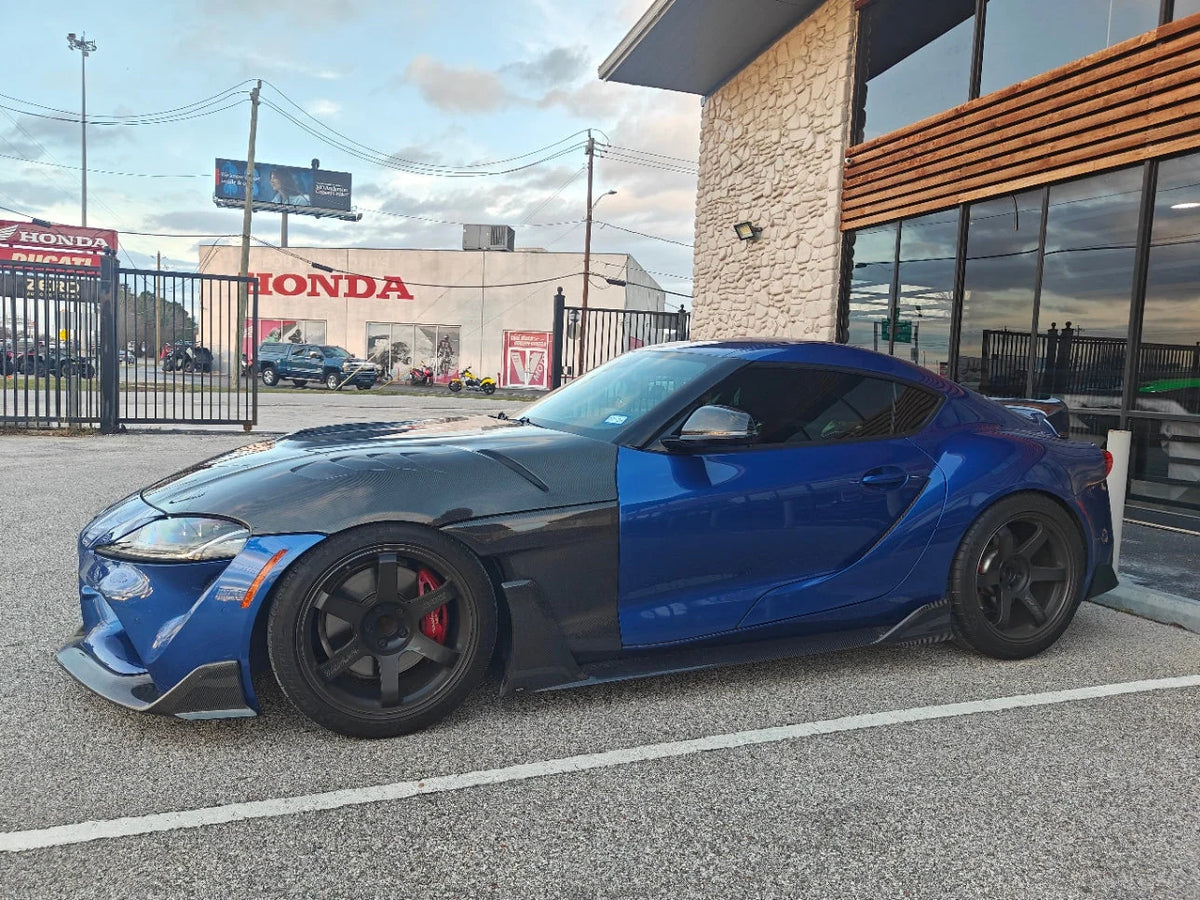 Toyota Supra A90 A91 LB Style Vented Hood Bonnet 2019-2026