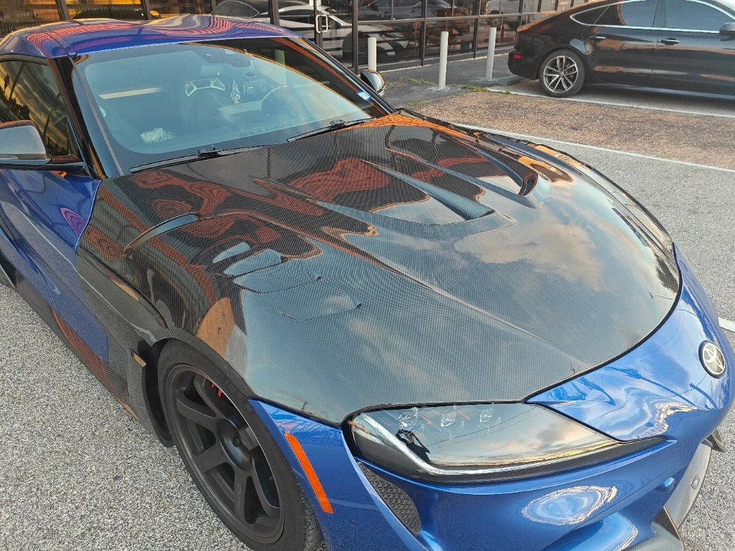 Toyota Supra A90 A91 LB Style Vented Hood Bonnet 2019-2026