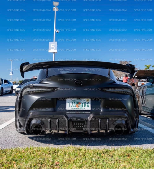 TOYOTA A90 A91 MK5 SUPRA AD STYLE CARBON FIBER Rear Bumper Diffuser