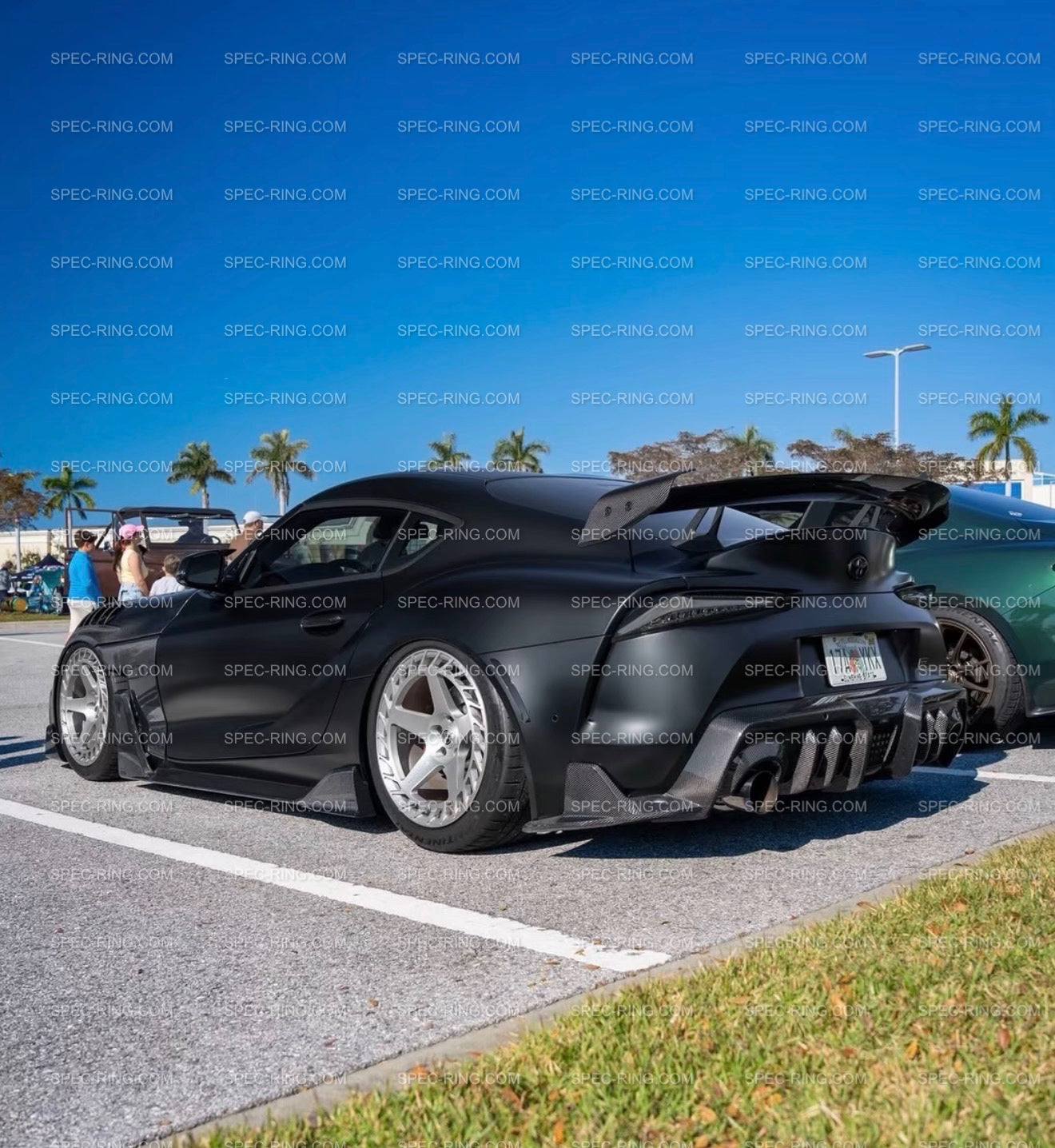 TOYOTA A90 A91 MK5 SUPRA AG STYLE CARBON FIBER Rear Bumper Diffuser