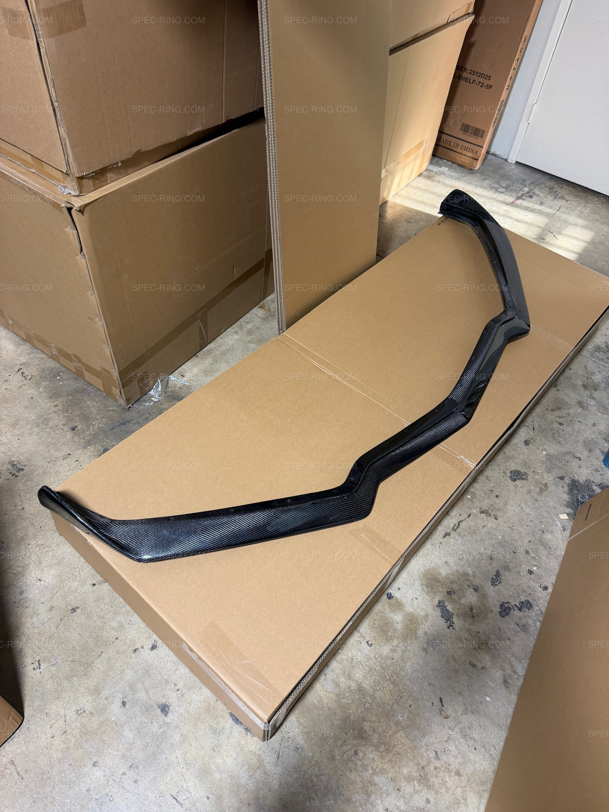 Corvette C8 5VM Style 1 Piece Carbon Front Lip