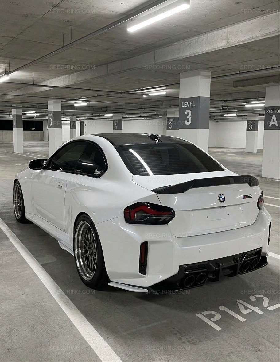 BMW G87 M2 G42 2-Series CT Style Carbon Fibre Rear Spoiler