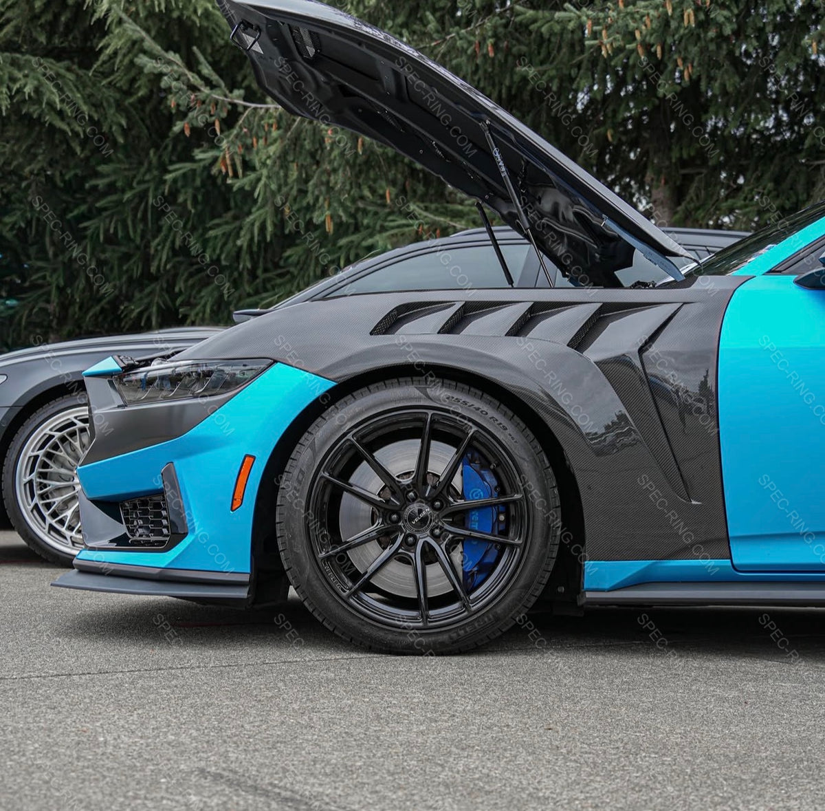 GTD Style Carbon Fenders for 2024+ Ford Mustang S650