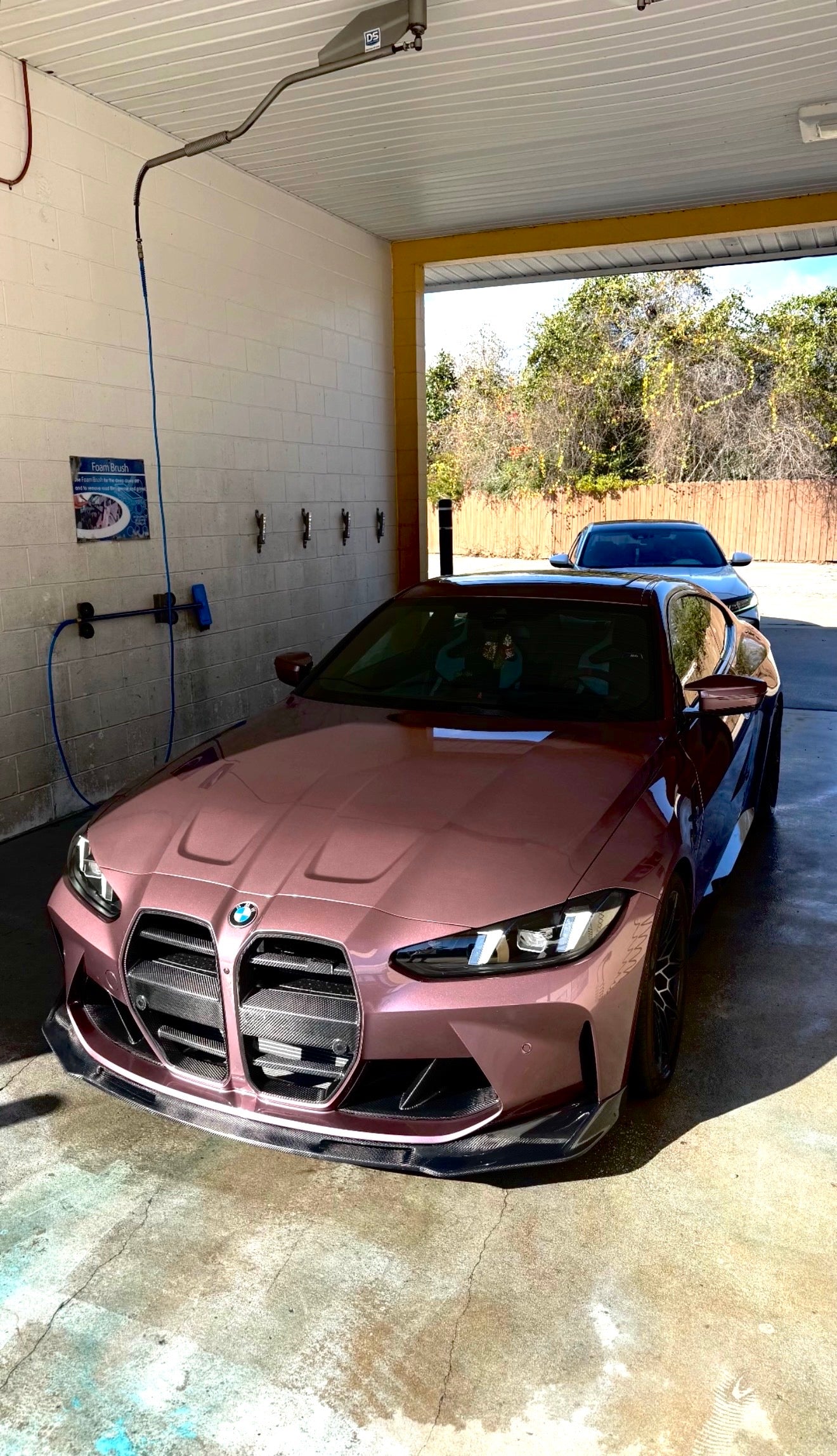 BMW G80 M3 G82 M4 V STYLE CARBON FIBER 1 Piece Front Lip