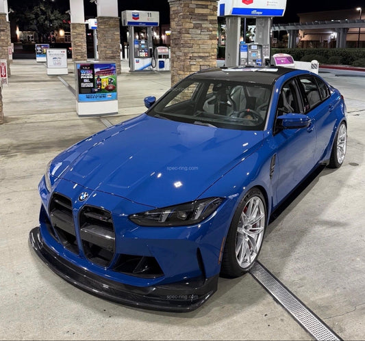 BMW G80 M3 G82 M4 GT4 STYLE CARBON FIBER 1 Piece Front Lip