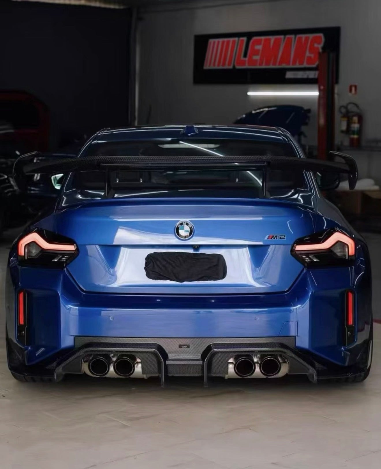 BMW G87 M2 Ad Style Full Dry Carbon Rear Diffuser