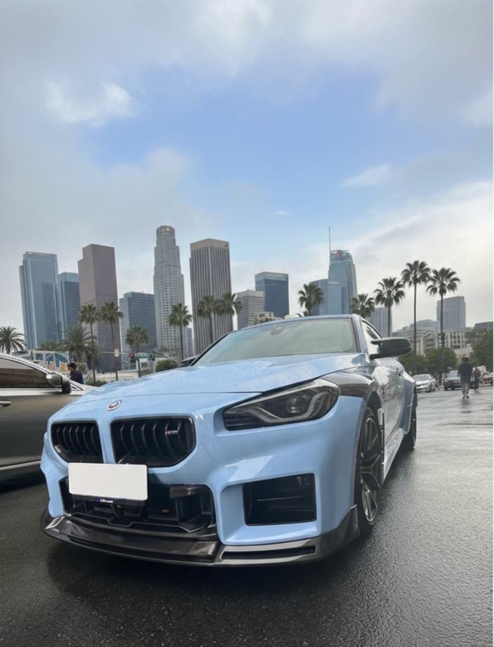 BMW G87 M2 V STYLE DRY CARBON 1 Pieces Front Lip