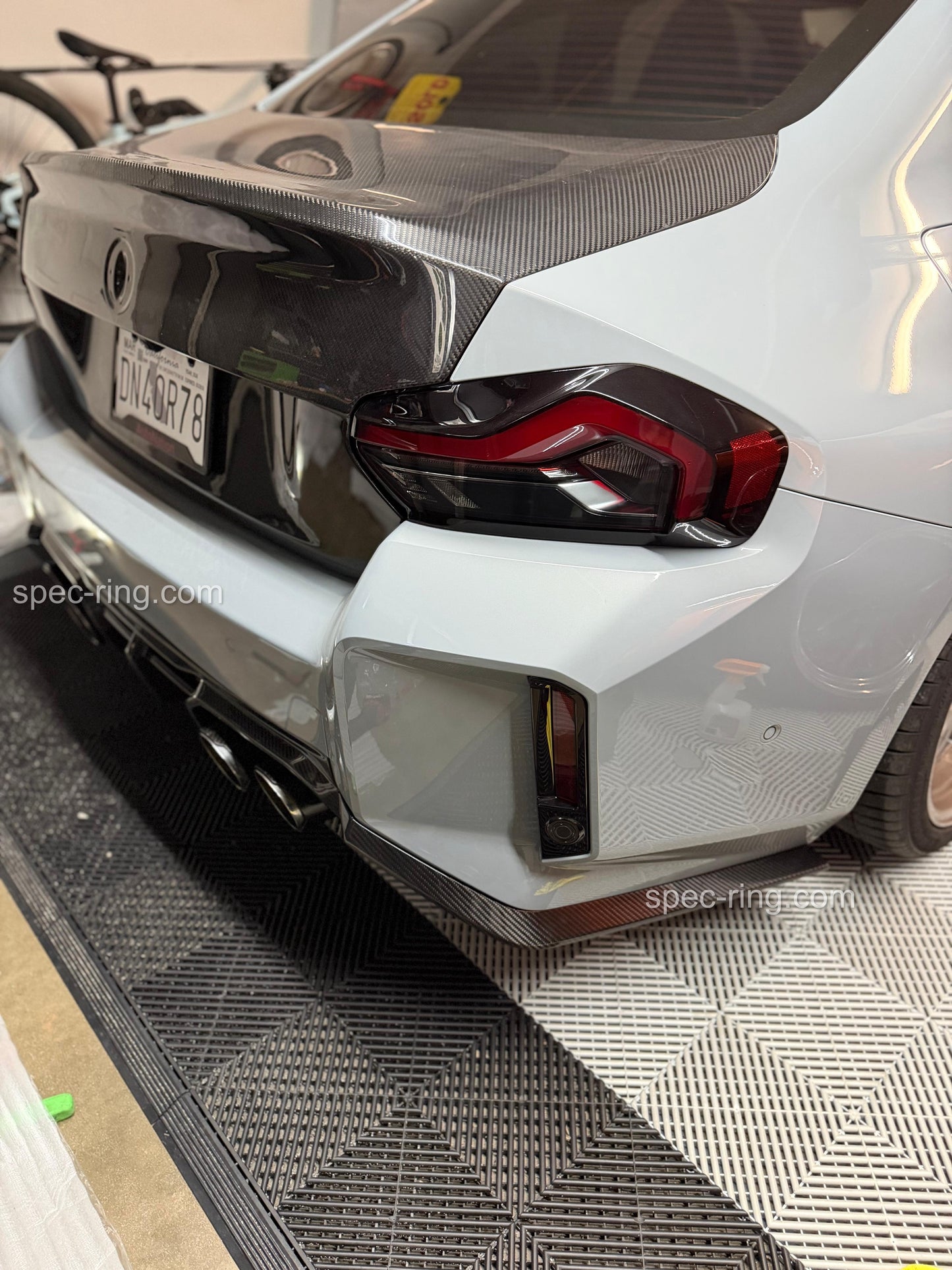 BMW G87 M2 CT Style Full Dry Carbon Rear Diffuser