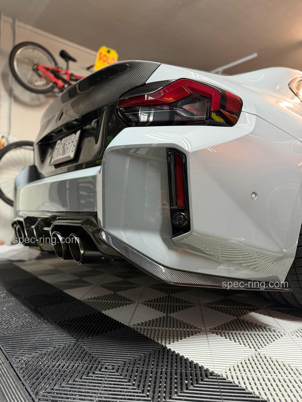 BMW G87 M2 Full Dry Carbon Rear Diffuser