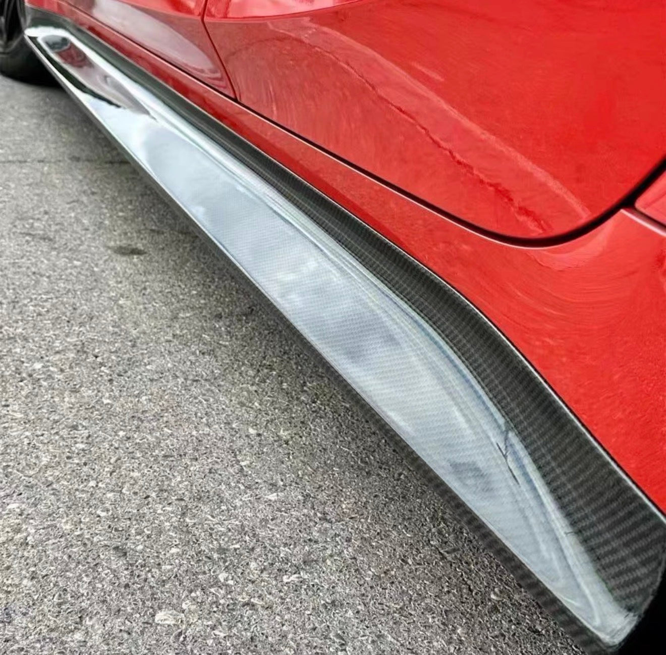BMW G80 G82 G83 M3 M4 3D STYLE DRY CARBON FIBER Side Skirt