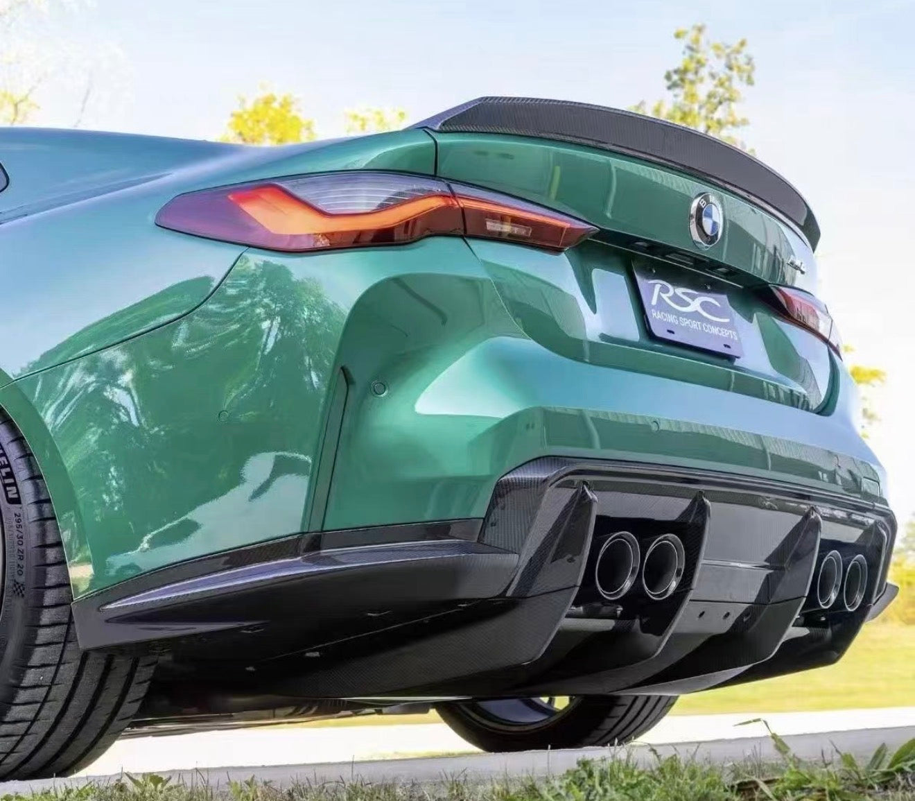 BMW G80 M3 G82 G83 M4 RSC Rear Diffuser UnderTray Kit – specring