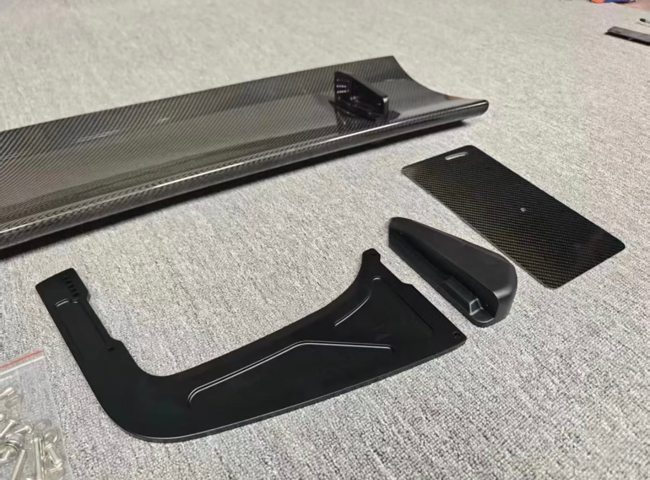 BMW G87 M2 Full Dry Carbon VX Style Swan Neck Wing