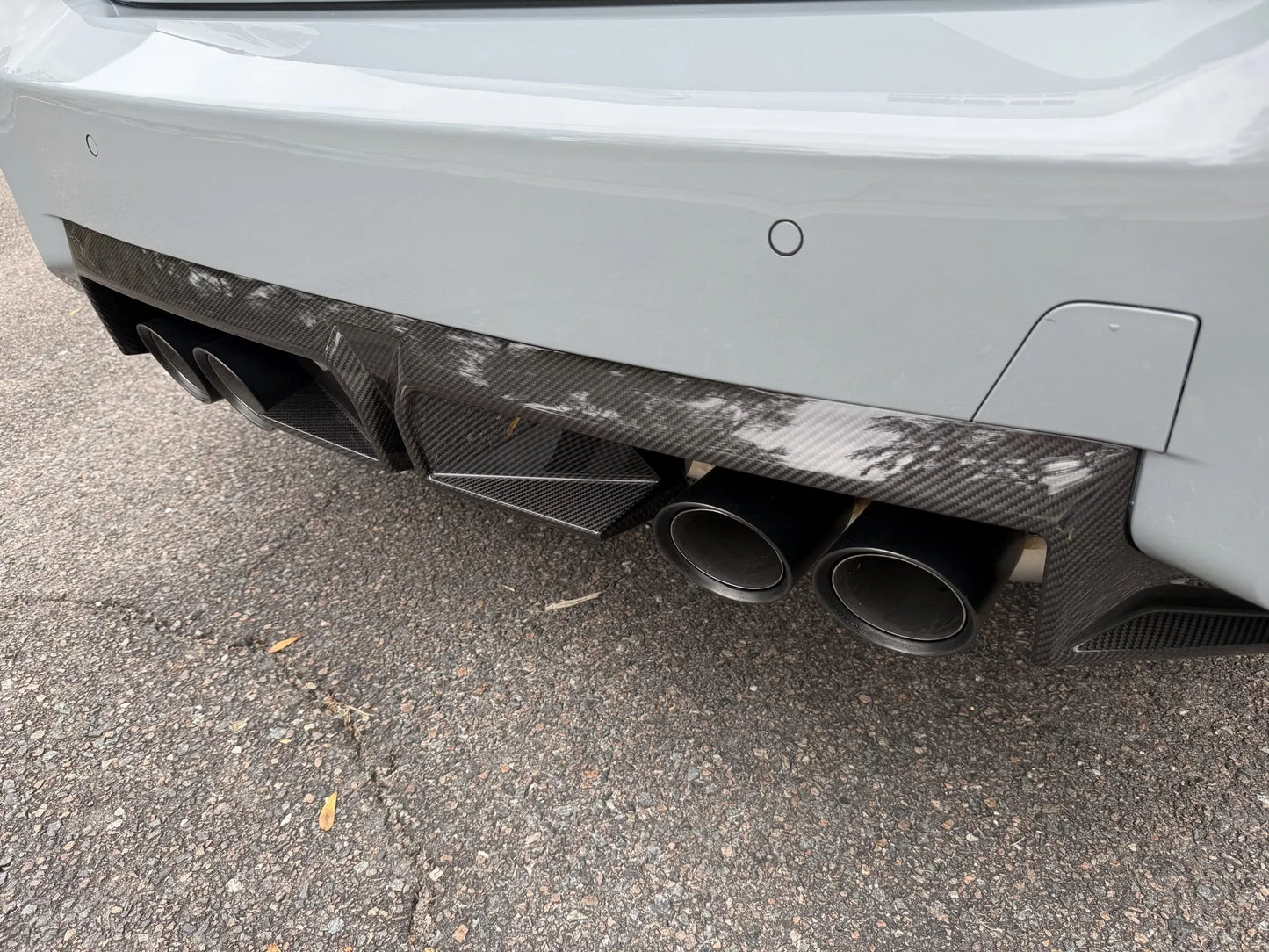 BMW G87 M2 CS Style Full Dry Carbon Rear Diffuser