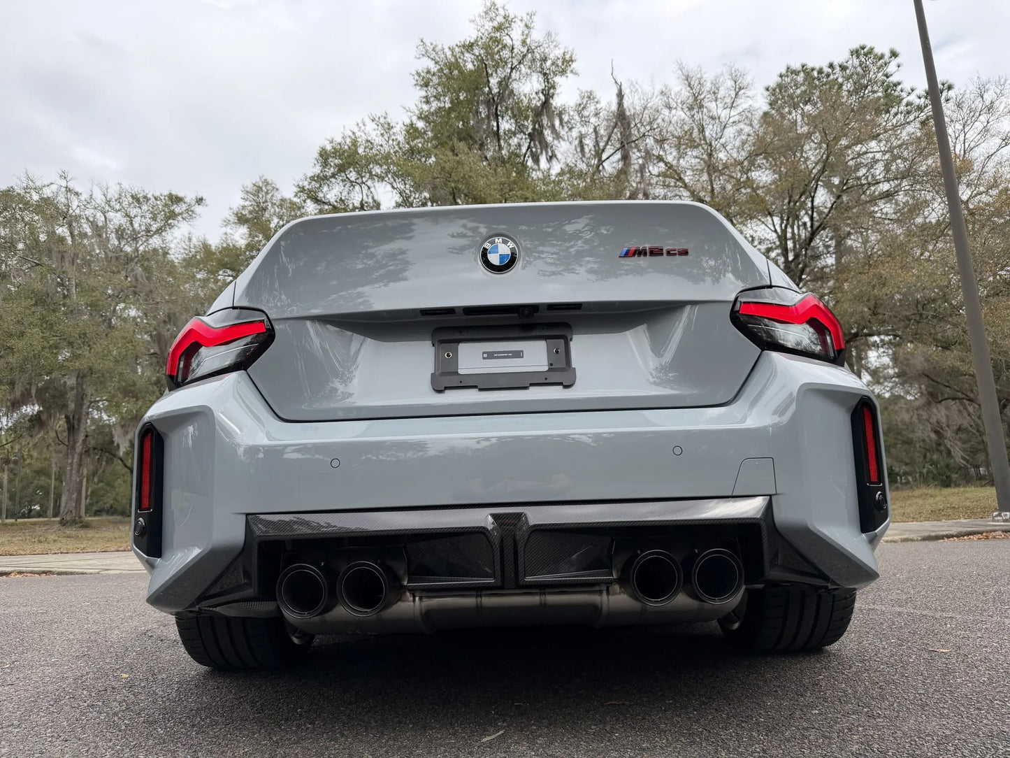 BMW G87 M2 CS Style Full Dry Carbon Rear Diffuser