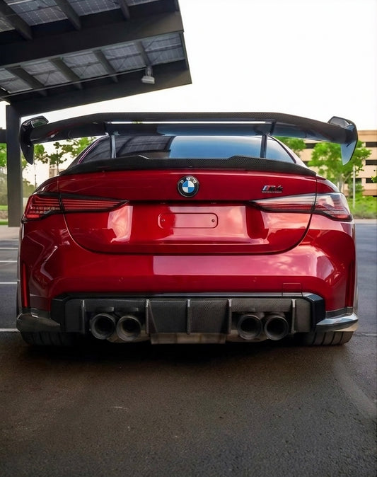 AD AT-R3 Style Carbon Fiber Swan Neck Wing
