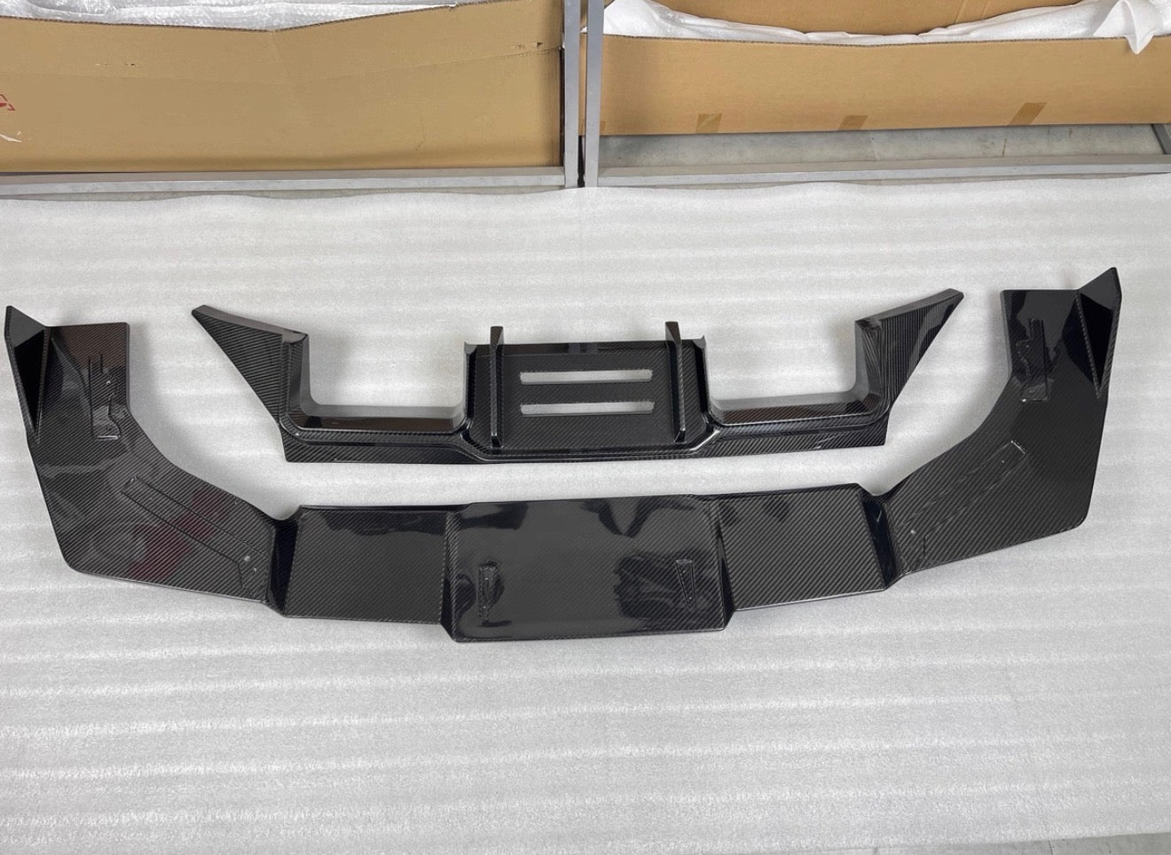 BMW G87 M2 V Style Full Dry Carbon Rear Diffuser