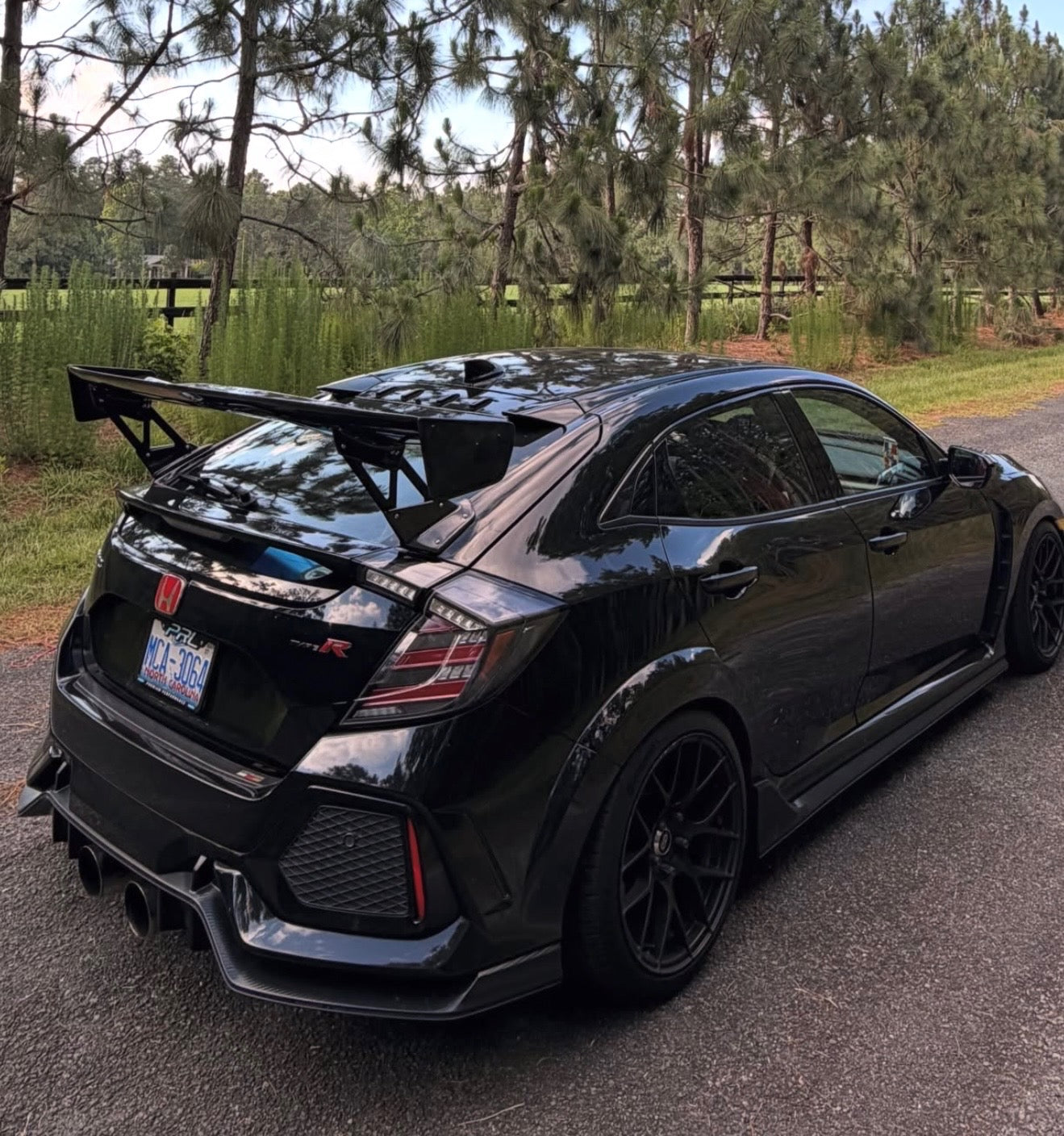 VOLTEX Style Type 2 GT CARBON WING for Honda FK8 CIVIC TYPE-R