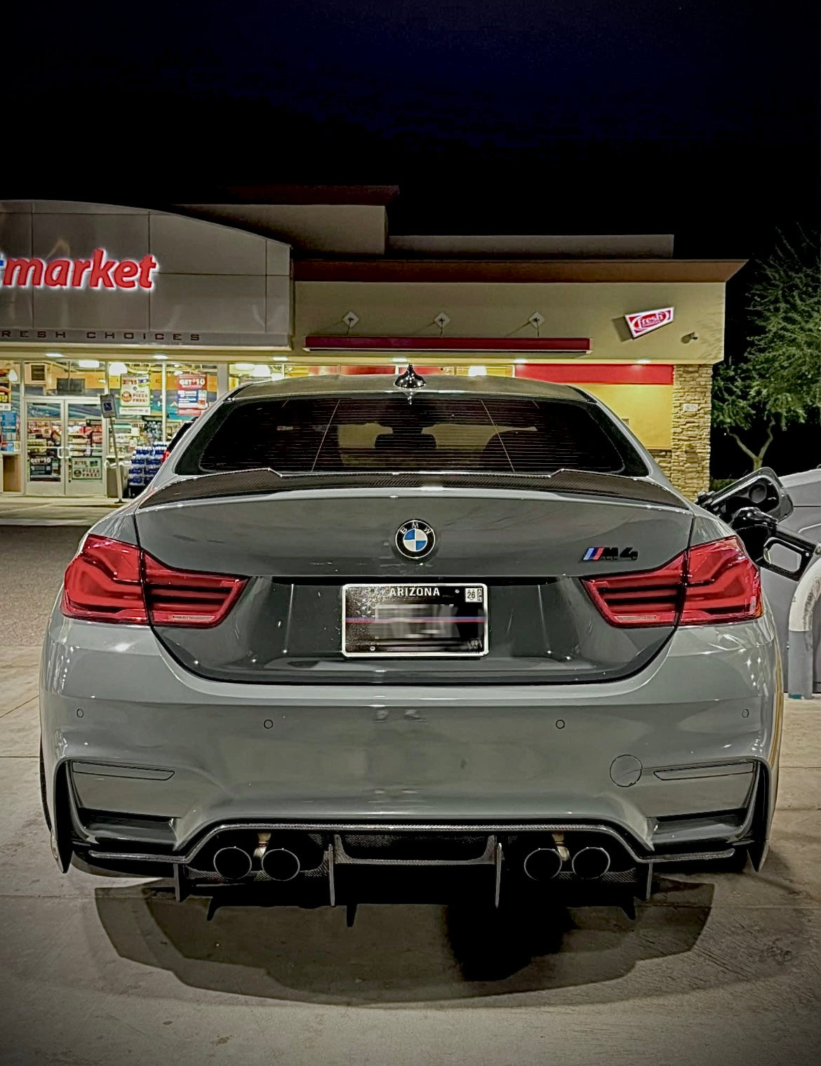 BMW F82 M4 CS STYLE DRY CARBON FIBRE REAR SPOILER