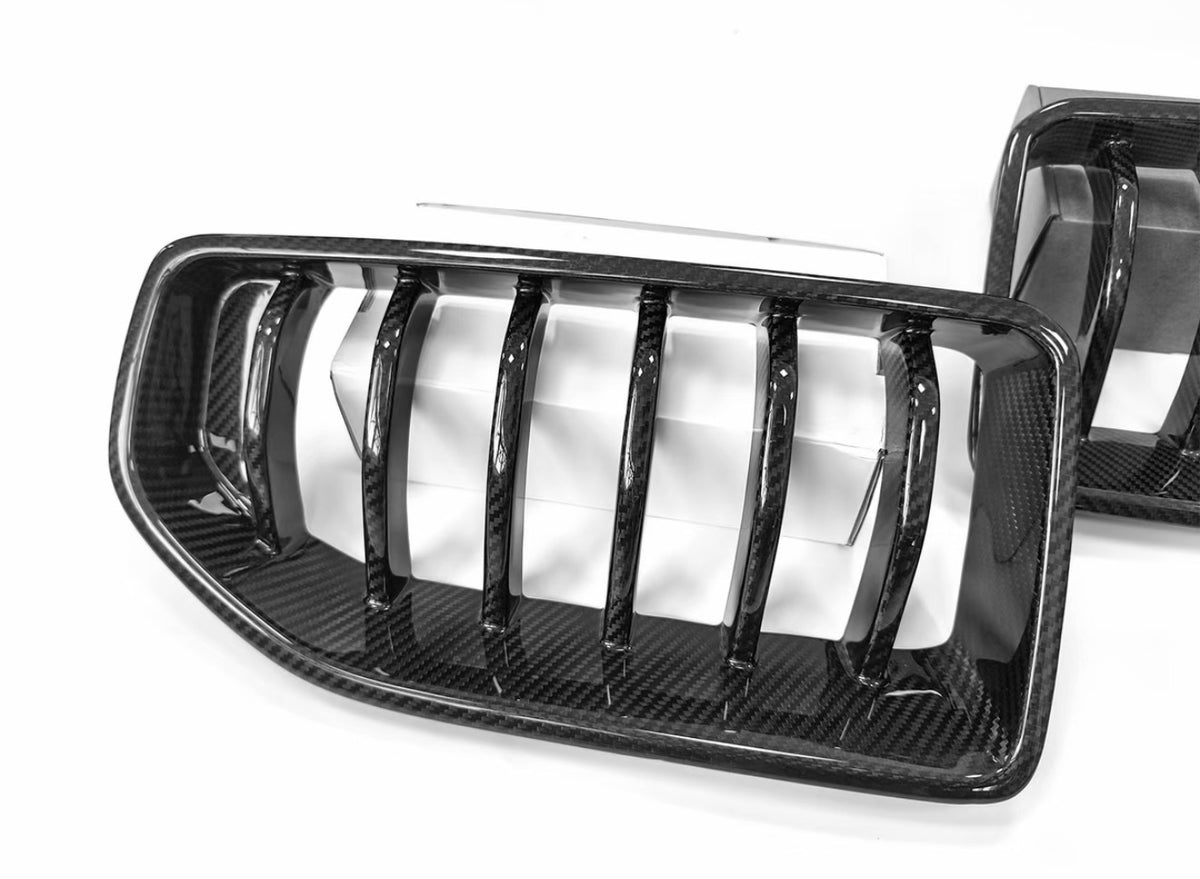BMW G87 M2 AD Style Dry Carbon Front Grill Replacement