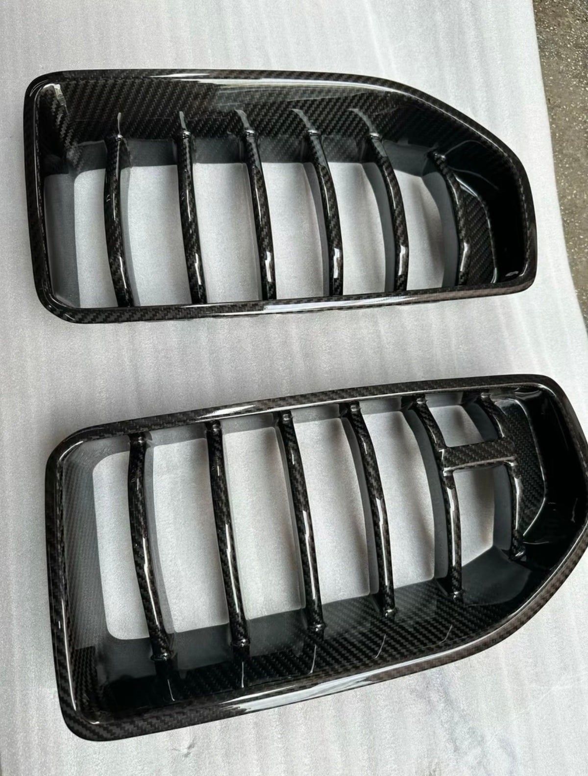 BMW G87 M2 AD Style Dry Carbon Front Grill Replacement