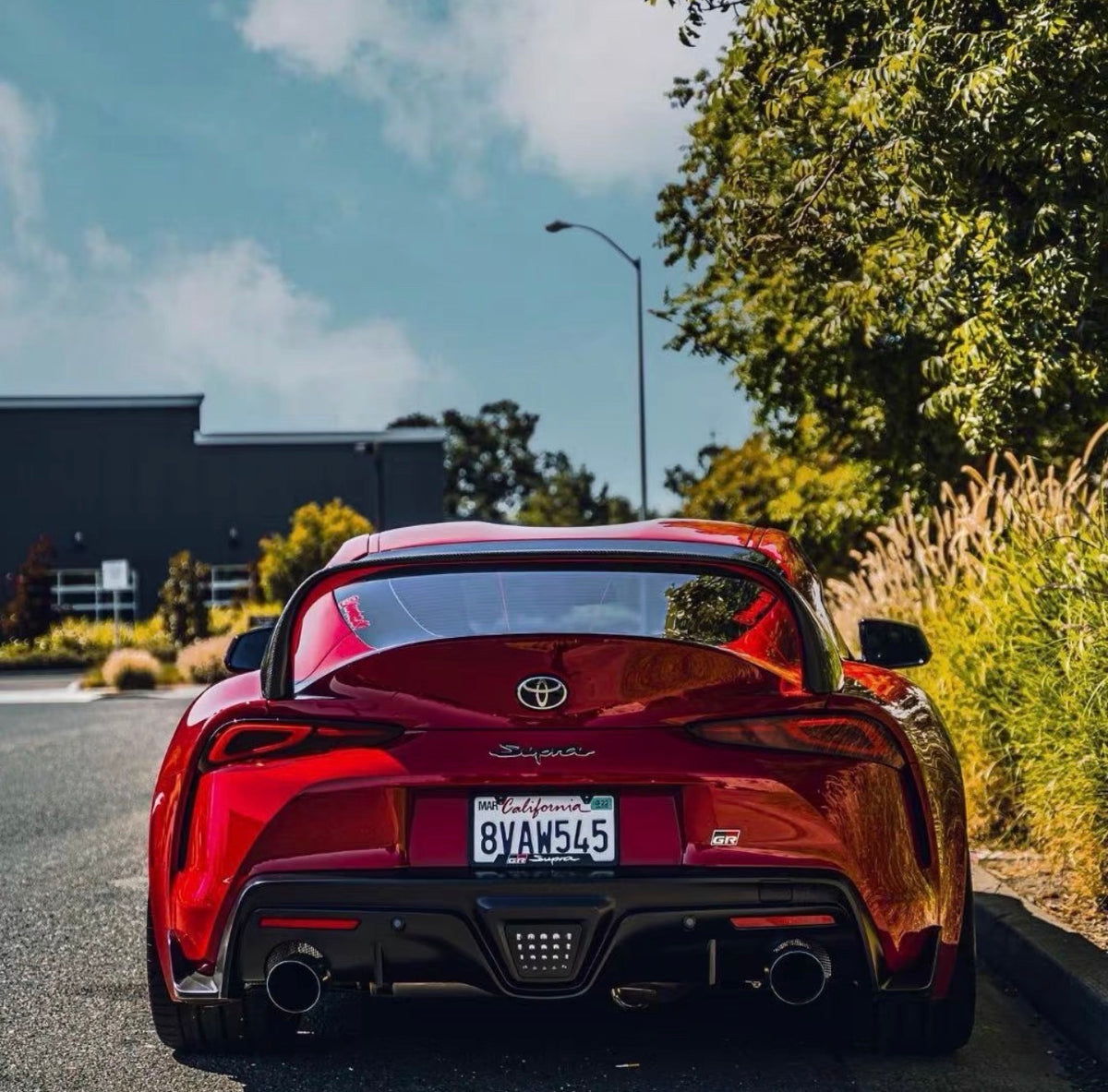 Toyota A90 A91 MK5 Supra MB Style Carbon Fiber Trunk Wing Spoiler
